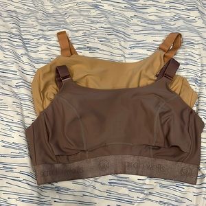 Sarah Wells Neutral tones pumping bra bundle